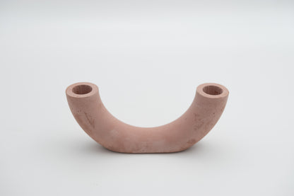 Candle holder Elin Terracotta