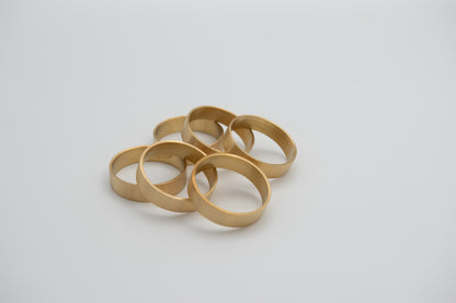 Broste Copenhagen - Napkin ring Gold Set of 6