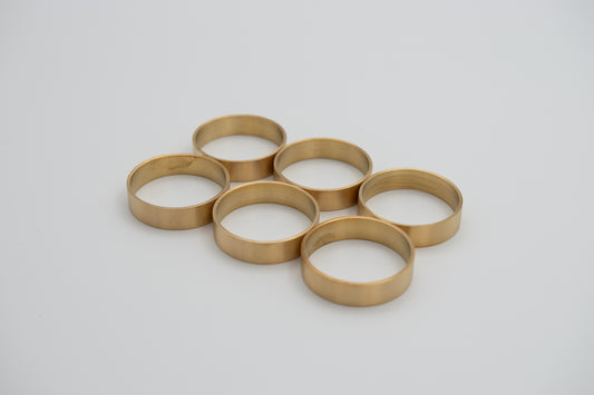 Broste Copenhagen - Napkin ring Gold Set of 6