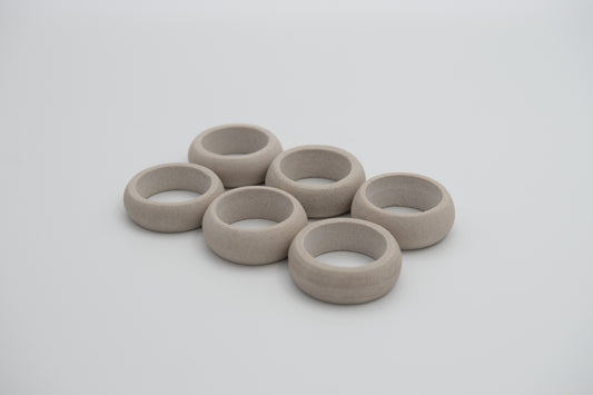 Broste Copenhagen - Napkin ring Sand Set of 6